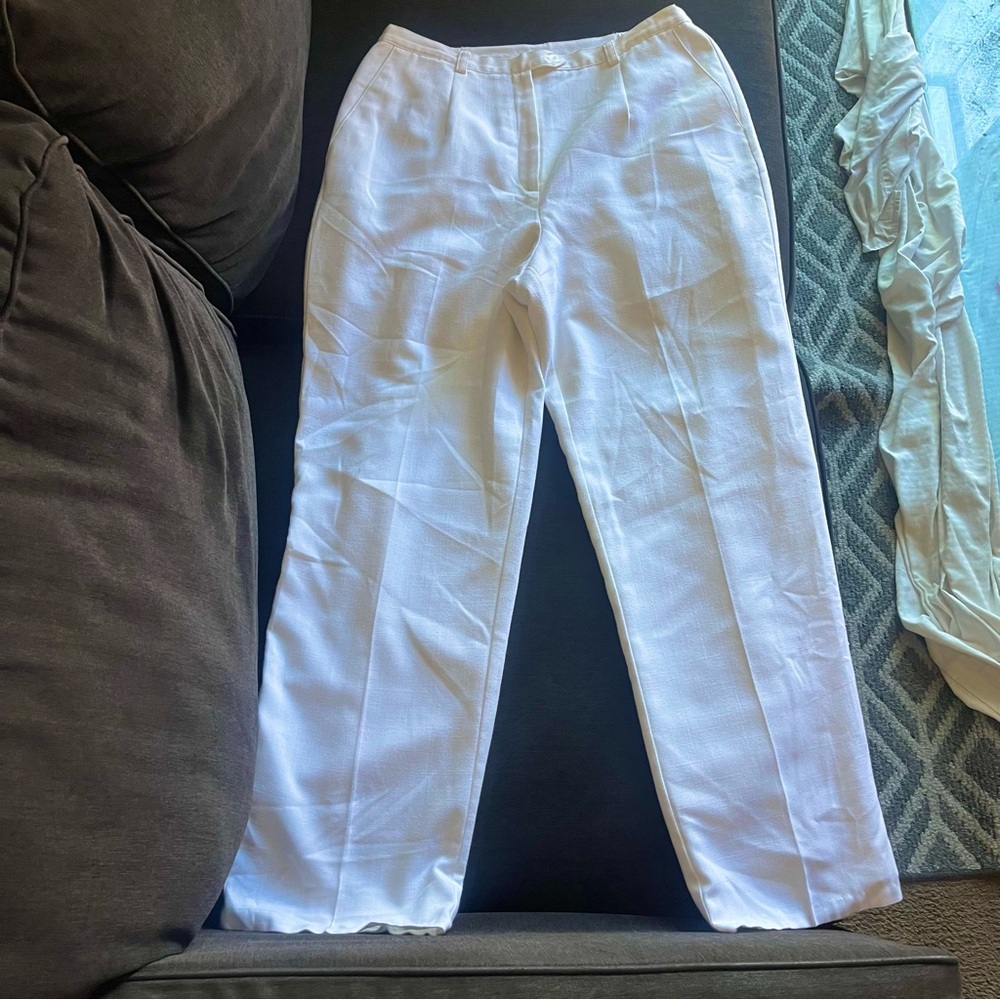White Linen Pants